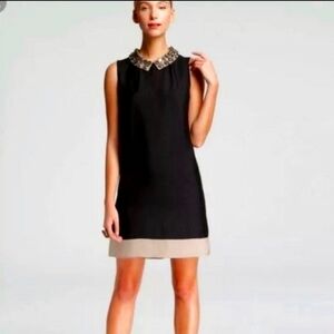 Kate Spade Harlow Jeweled Bijou Peter Pan Collar Dress